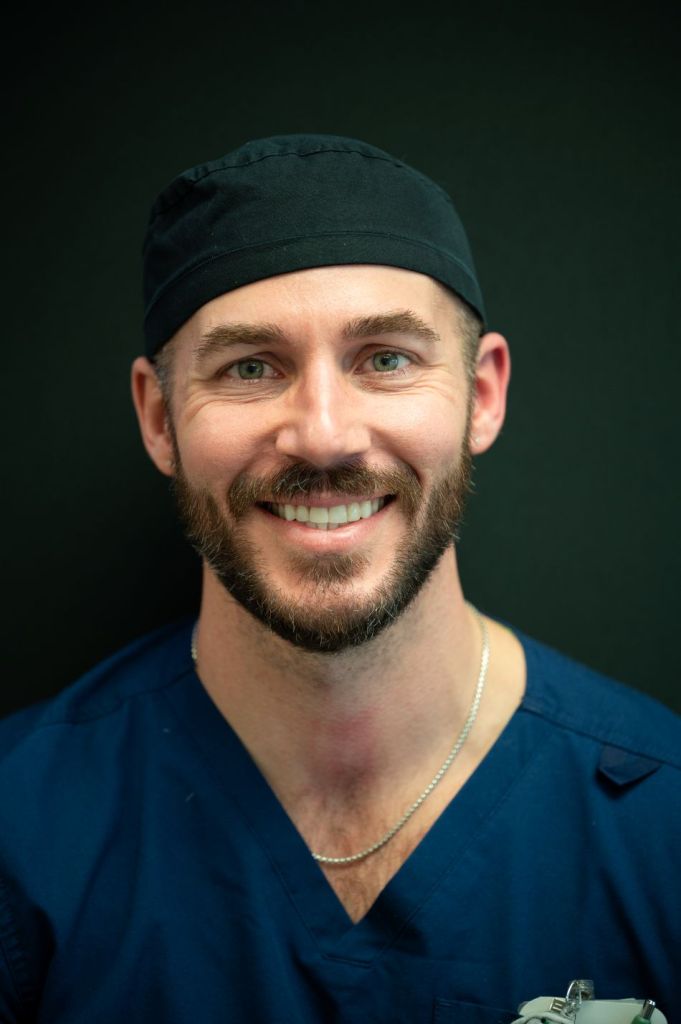 Patient before cosmetic dental procedures
